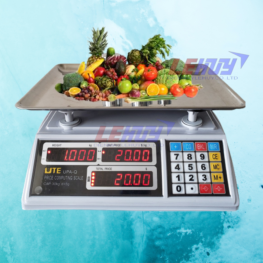 Cân điện tử tính giá UTE - Q 30kg