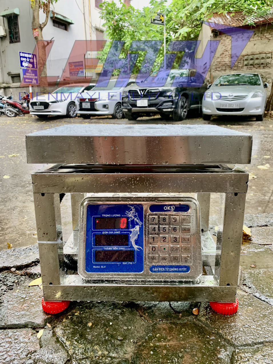 Cân ghế vuông inox 200kg