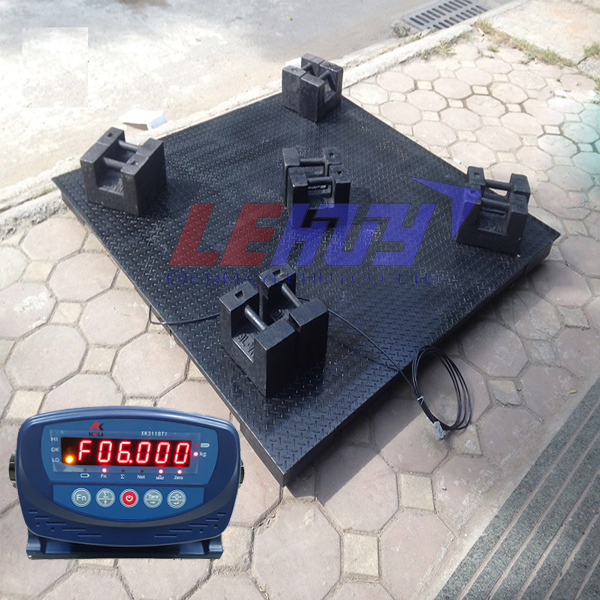 Cân sàn điện tử Keli XK3118T1 2000kg(2mx2m)