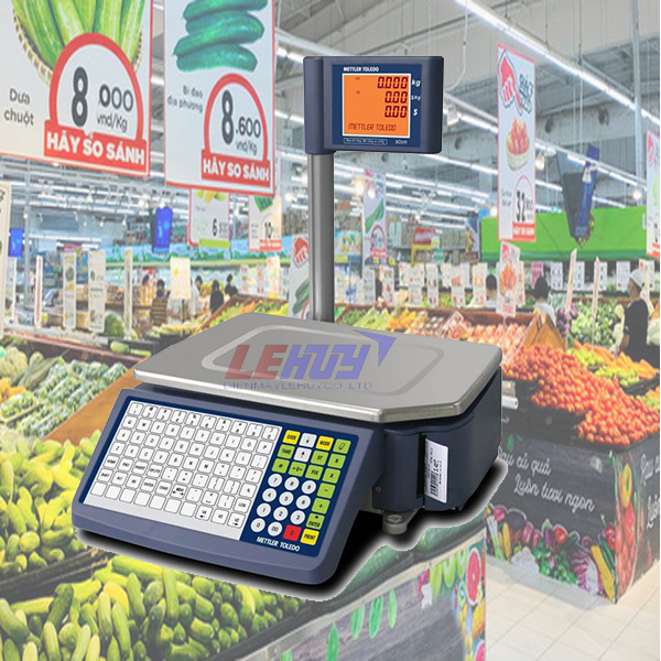 Cân điện tử, in tem nhãn METTLER TOLEDO 30kg